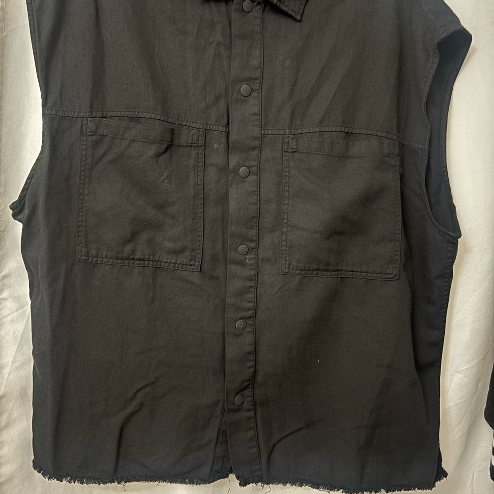 Zara Black Collared Shirt